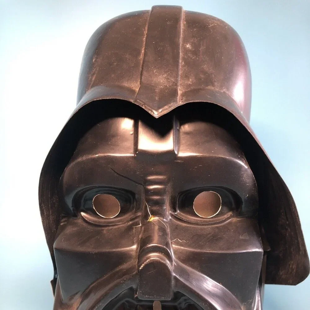 Star Wars Darth Vader Super Deluxe Heavyweight Molded Plastic Adult Mask 2 piece